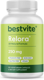 BESTVITE Relora 250mg – 120 Cápsulas Vegetales – Suplemento para el Estrés Ocasional