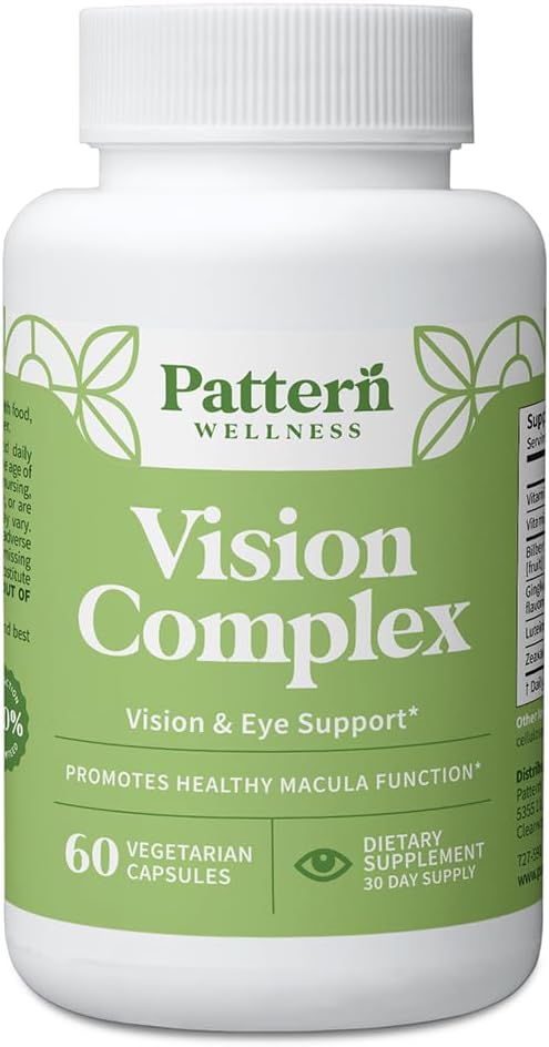 Pattern Wellness Vision Complex – Complejo para la Visión con Luteína y Zeaxantina – 60 Cápsulas Veganas