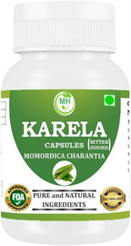 Morsan Healthcare Karela Cápsulas – 500 mg | Paquete de 4 Botellas (240 Cápsulas) | Extracto Puro de Momordica charantia | Suplemento Herbario Ayurvédico Vegano y Sin Gluten
