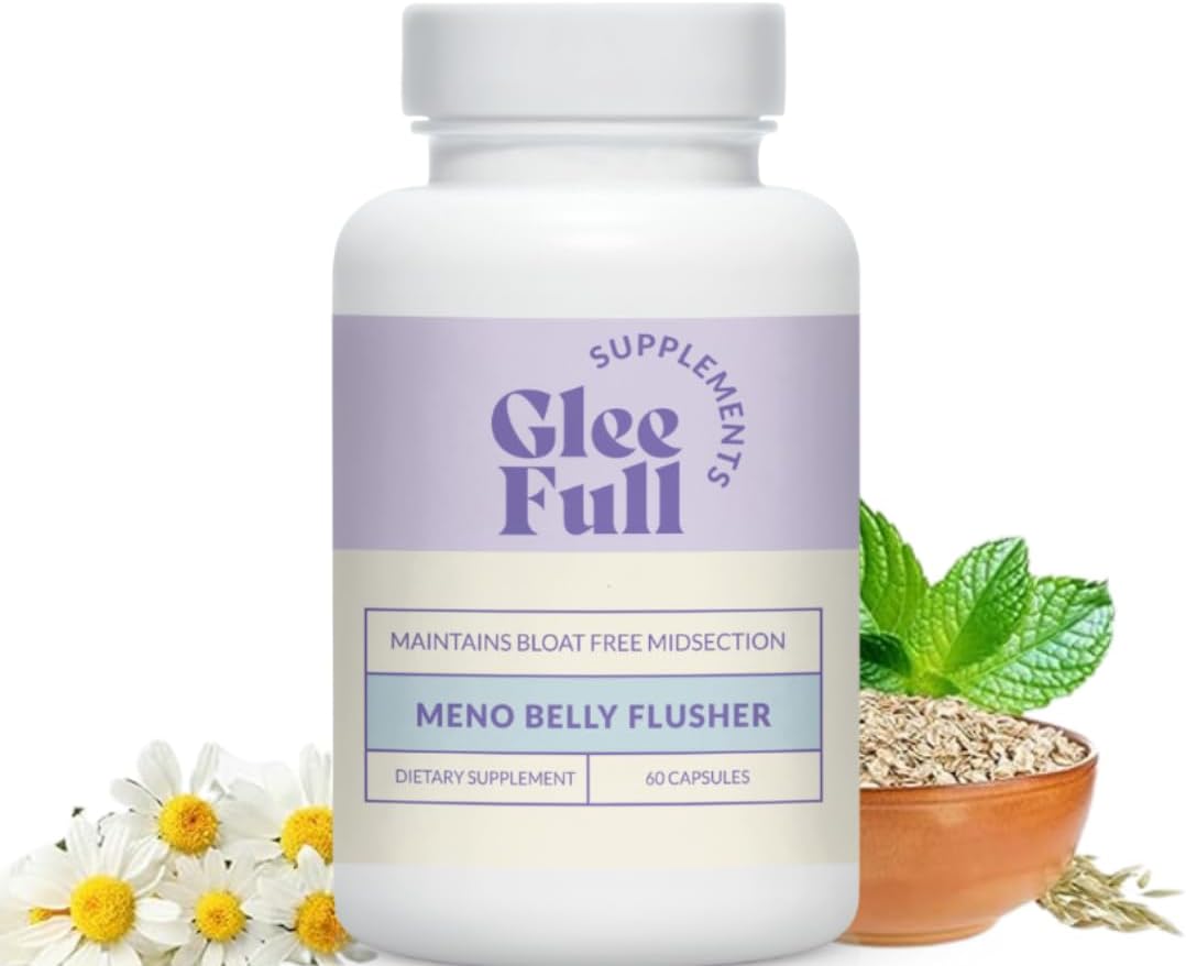 GleeFull Meno Belly Flusher - Probióticos para Mujeres en Menopausia