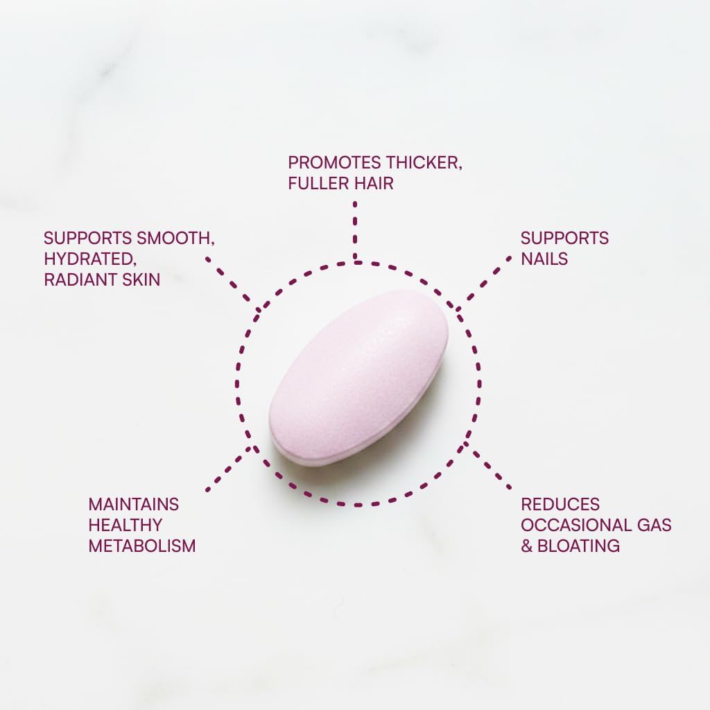 Purity Products MyBiotin SuperClinical - Multivitamínico 5 en 1 para Mujer con Biotina MB40X - 120 Comprimidos