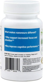 Biopharma Scientific NanoNeuro - Apoyo Cerebral con NAC 600mg y L-Theanine 200mg, 30 cápsulas