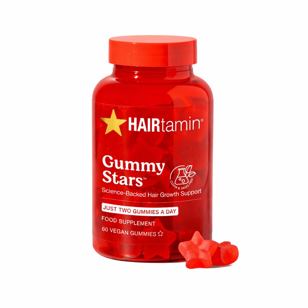 HAIRtamin Gummy Stars - Gominolas Veganas de Biotina
