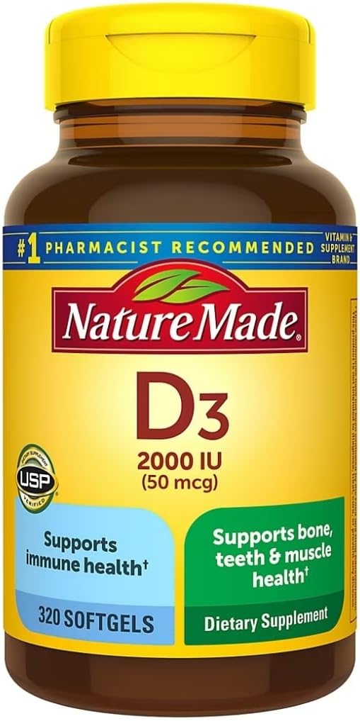 Vitamina D3 2000 UI Cápsulas Blandas – Pack de 3