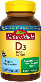 Vitamina D3 2000 UI Cápsulas Blandas – Pack de 3