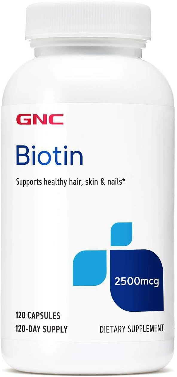 GNC Biotina 2500mcg - 120 Cápsulas