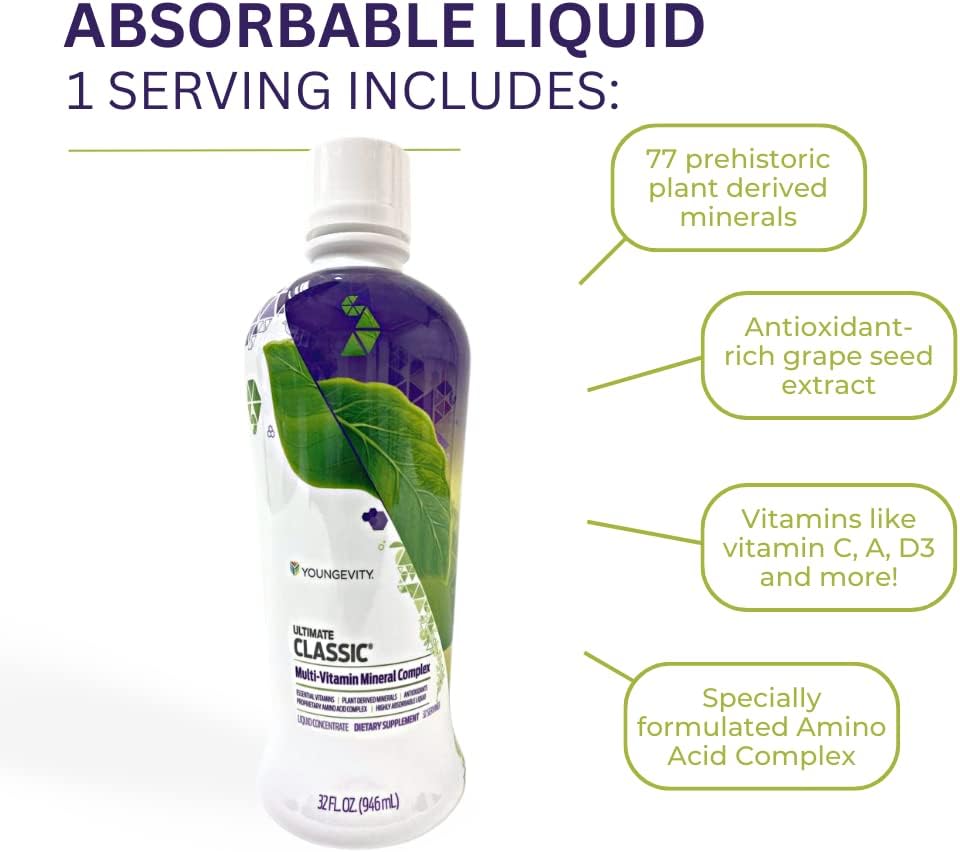 Youngevity Ultimate Classic - Complejo Multivitamínico y Mineral