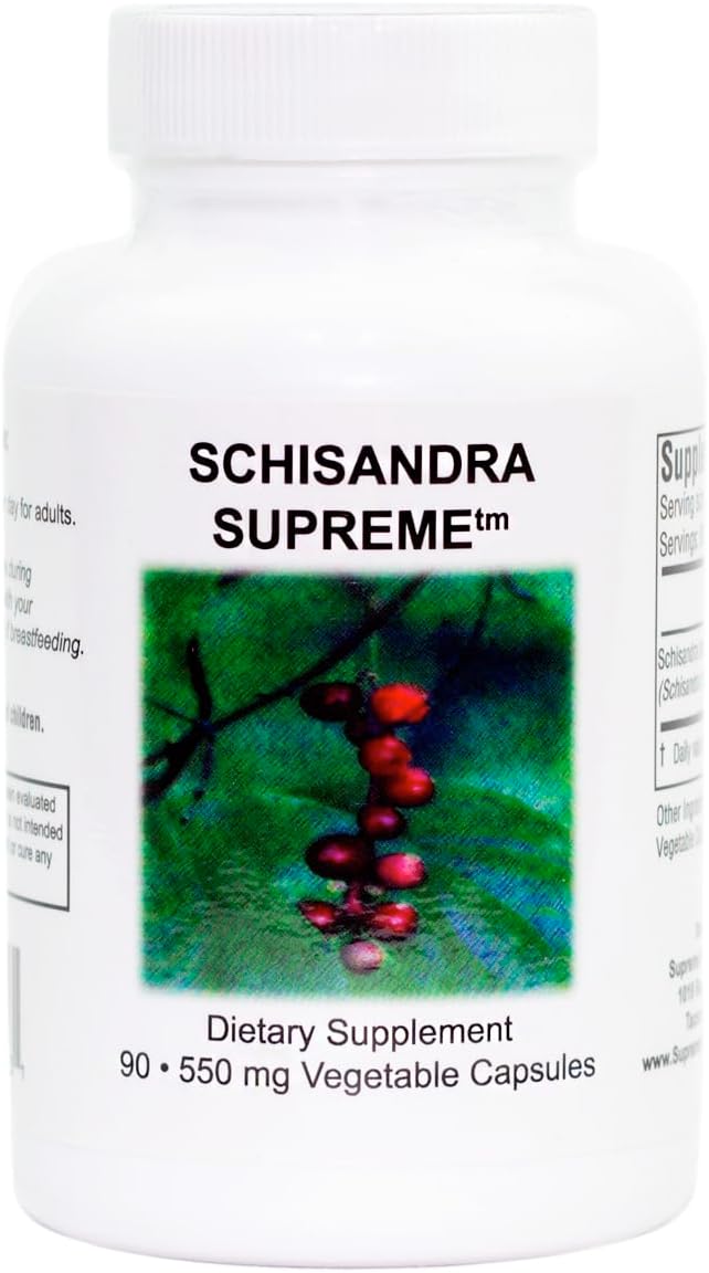 Supreme Nutrition Schisandra Supreme, 90 Cápsulas Vegetarianas de Schisandra Pura