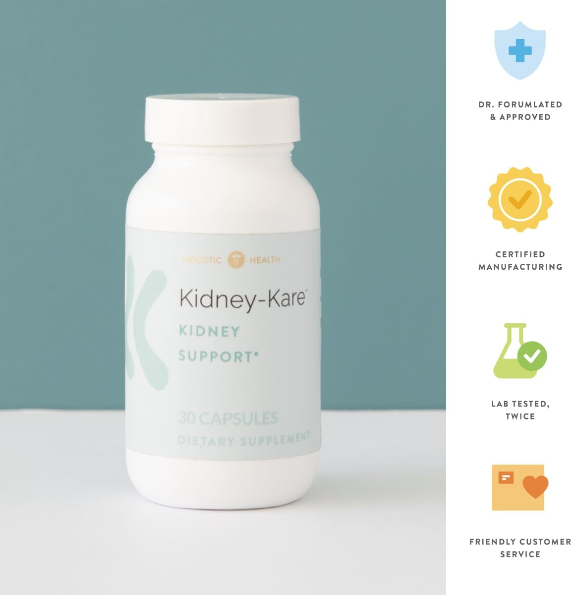 Holistic Health Kidney-Kare - Apoyo Renal 30 Cápsulas