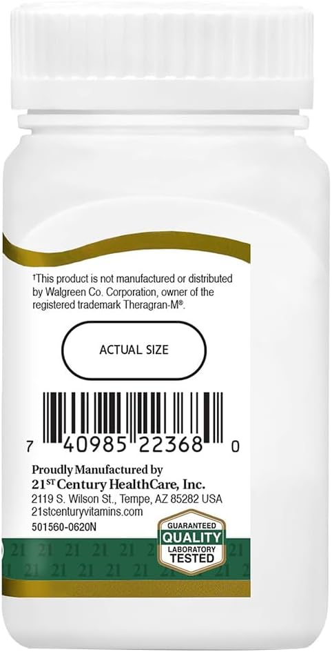 21st Century Therapeutic M - Complejo Multivitamínico y Mineral, 130 comprimidos