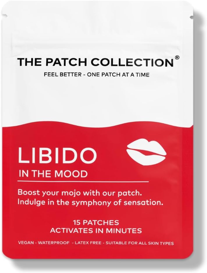 The Patch Collection® - Parche de Alta Potencia para la Vitalidad | Ginseng, Tribulus Terrestris, L-Arginina, Fo-Ti | 100% Natural y Vegano, Sin Látex (Pack de 15)
