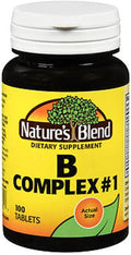 Nature's Blend B Complex #1 Comprimidos - 100 unidades, Pack de 3