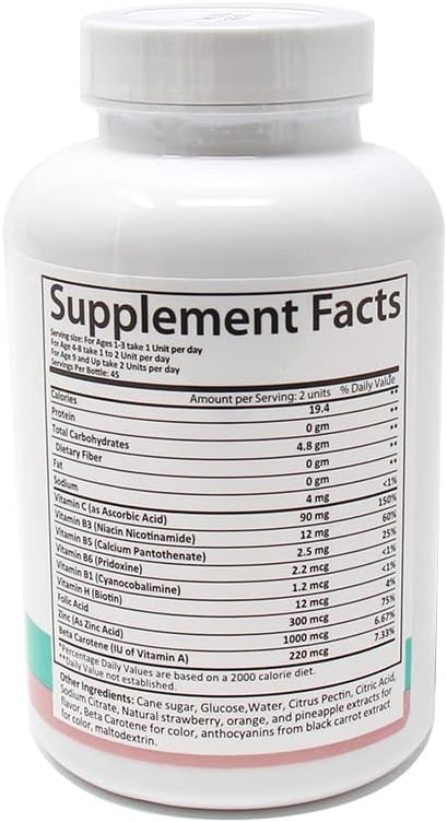 Carson Life Kids Multivitamin Gummies - Multivitamínico Infantil en Gominolas