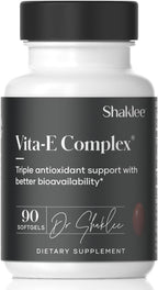 Shaklee Vita-E 400 UI con Selenio y Extracto de Semilla de Uva - 90 Cápsulas Blandas