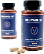 Renewglow Biotin 5000mcg – Complemento para Cabello, Piel y Uñas con 27 Nutrientes