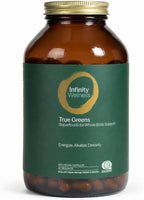 Infinity Greens Cápsulas de Superalimentos - 28 Superalimentos Orgánicos, Algas Verdeazuladas