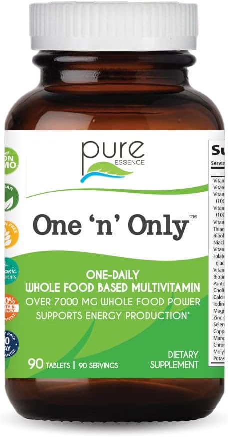 Pure Essence One n Only Whole Food Multivitamin - 30 Tablets