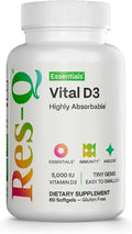 Res-Q Vital D3 - Vitamina D3 (Colecalciferol) - Complemento Alimenticio