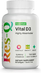 Res-Q Vital D3 - Vitamina D3 (Colecalciferol) - Complemento Alimenticio