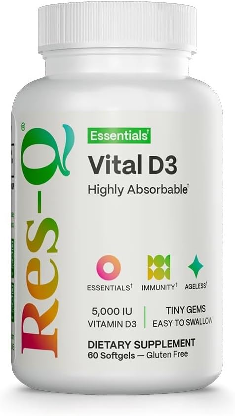Res-Q Vital D3 - Vitamina D3 (Colecalciferol) - Complemento Alimenticio