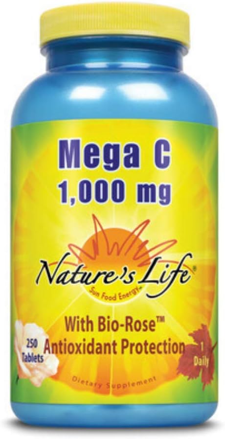 Nature's Life Mega C 1,000 | 250 Comprimidos