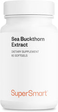 Supersmart Sea Buckthorn Extract 500mg with Omega 7 - 60 Softgels