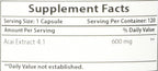 Acai Berry 600mg por Dosis - 100% Puro - 120 Cápsulas