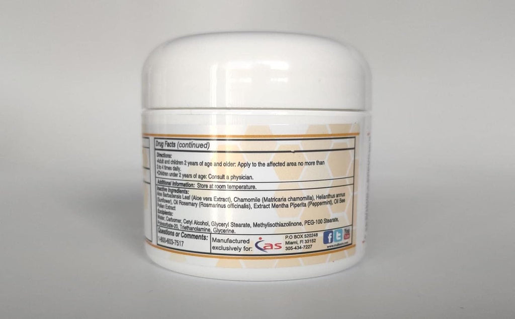 ABEE MED Natural Bee Venom Apitoxin Supplement - 60 Capsules + 2 oz Cream