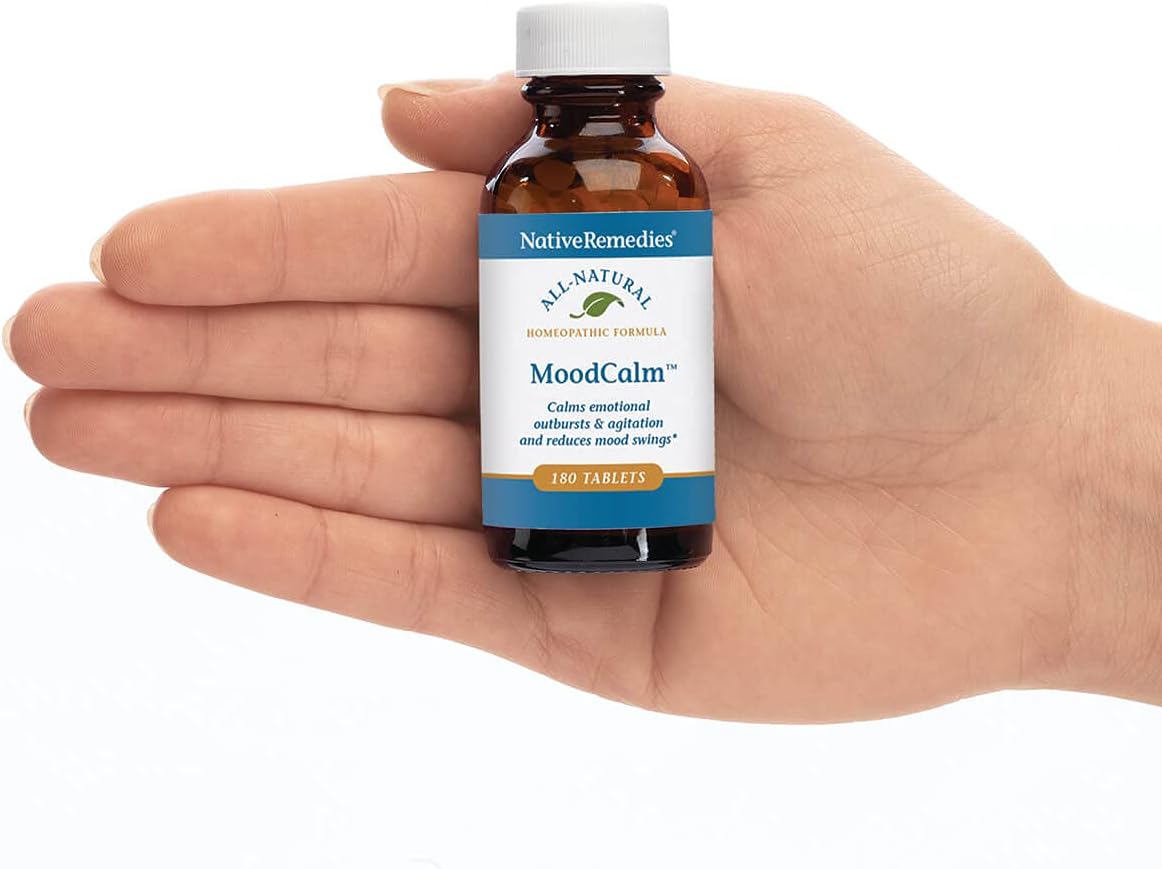 MoodCalm de Native Remedies - 180 Comprimidos Homeopáticos para el Equilibrio Emocional