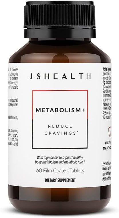 JSHealth Metabolism Supplement – 60 – Cromo: Contribuye al metabolismo normal de los macronutrientes y al – Image 1