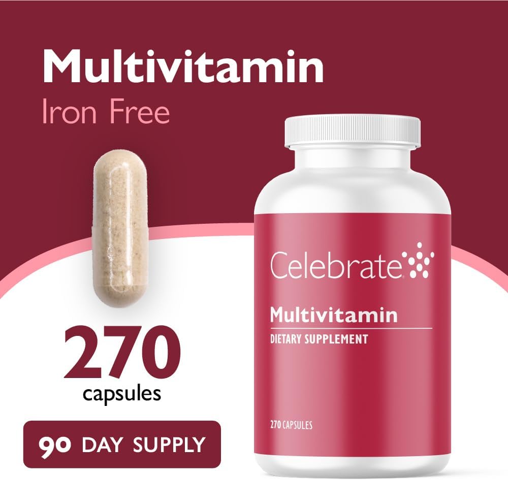 Celebrate Vitamins Multivitamínico Bariátrico Sin Hierro - 270 Cápsulas