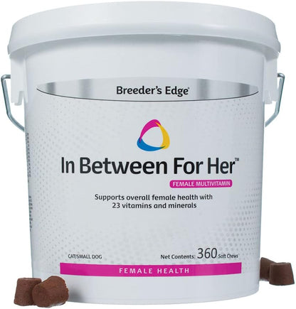 Breeder's Edge in Between for Her - Multivitamínico Diario para Perros y Gatos Reproductores, 360 Comprimidos – Image 9