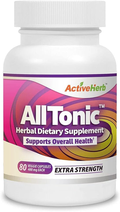 ActiveHerb Extra Strength All Tonic 80 Cápsulas – Image 1