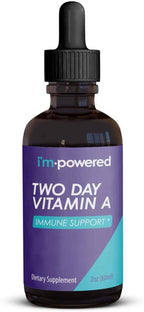 Two Day Vitamin A Drops - Gotas de Vitamina A - 400.000 UI por ración (59 ml) - I'm Powered
