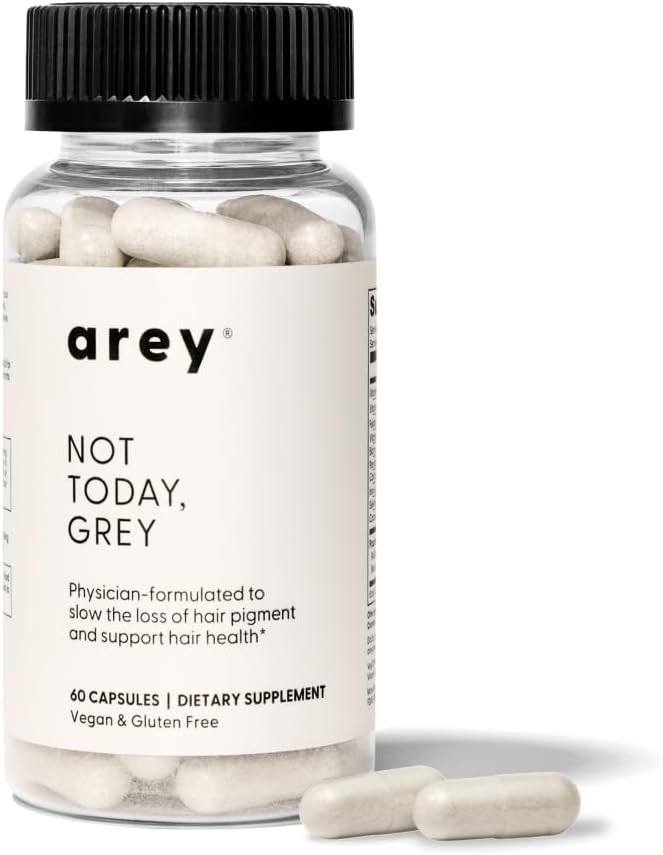 Arey Not Today, Grey Daily Hair Supplement - 1 Mes