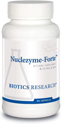 BIOTICS RESEARCH Nuclezyme-Forte – Complejo B con ARN/ADN, Fórmula Multivitamínica y Mineral, 90 Cápsulas