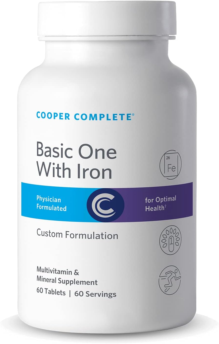Cooper Complete Basic One Multivitamínico con Hierro - 60 Comprimidos (Pack de 2)