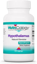 Nutricology Hipotálamo Bovino Liofilizado - 500 mg - 100 Cápsulas Veganas