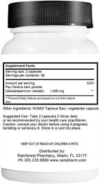 Rainforest Pau Pereira 100 Cápsulas Vegetales / 500 mg