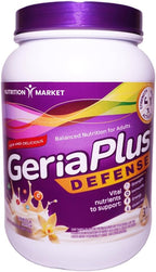 Geriaplus High Protein Nutrition Shake para Mayores, Vainilla, 1000g