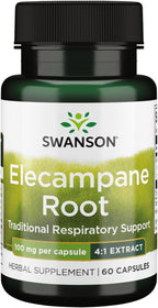 Swanson Full Spectrum Elecampane Root (4:1) 100 mg, 60 Cápsulas