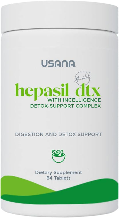 USANA Hepasil DTX con InCelligence - – Extracto de cardo mariano (Silybum marianum): Tradicionalmente utilizado – Image 1