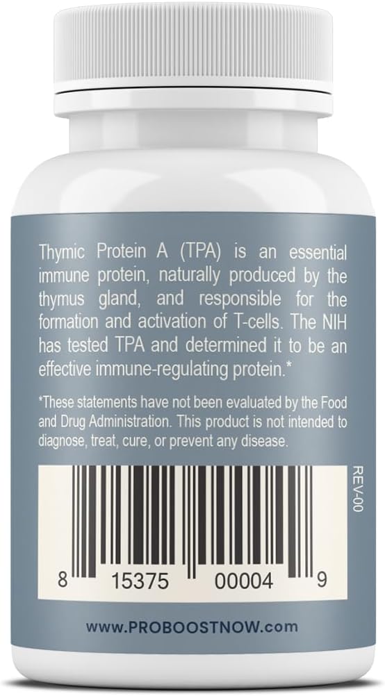 ProBoost Thymic Protein A Tablets (1 mcg TPA) - Apoyo Inmunológico - 30 Comprimidos Sublinguales