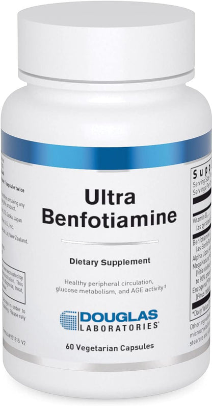Douglas Laboratories Ultra Benfotiamine | 60 – Apoyo circulatorio: La benfotiamina, junto con los extractos de – Image 1