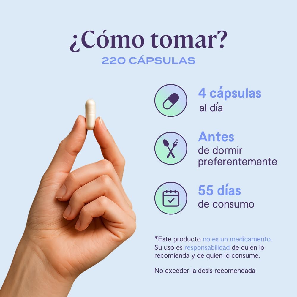 B-FIT B Magnesio Glicinato y Citrato - Apoya el Sueño y la Recuperación Muscular - Vegano - 496 mg - 220 Cápsulas - 2 Meses de Suministro