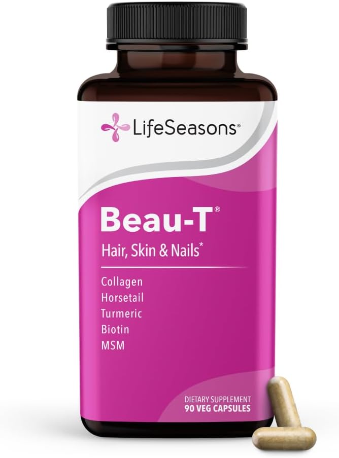 LifeSeasons Beau-T - Complemento para Cabello, Uñas y Piel - 180 Cápsulas