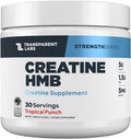 Transparent Labs Creatine HMB - Monohidrato de Creatina con HMB - 30 Servicios (Tropical Punch)