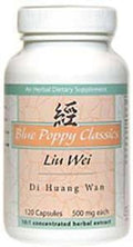 Liu Wei Di Huang Wan (120 cápsulas, 500 mg cada una) - Blue Poppy
