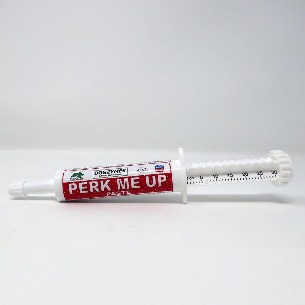 Nature's Farmacy Canine Perk Me Up Paste - Recomendado para mejorar la tolerancia al ejercicio - Favorece la resistencia y la energía