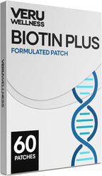 Veru Wellness Biotin Plus Daily Patch - Parche Diario de Biotina B7 y Colágeno (60 Parches)